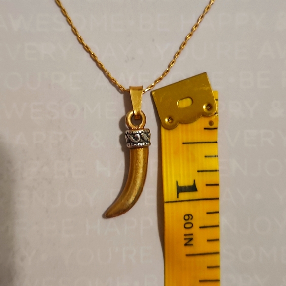 Alex & Ani Golden Animal Tooth Necklace - Picture 5 of 7